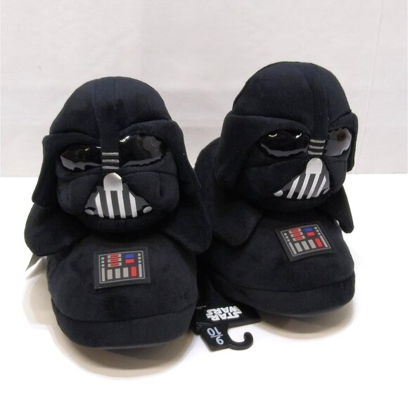 Star Wars Men's 3D Darth Vader Character Slippers Size 9/10 Standard Width NWT - Picture 1 of 7